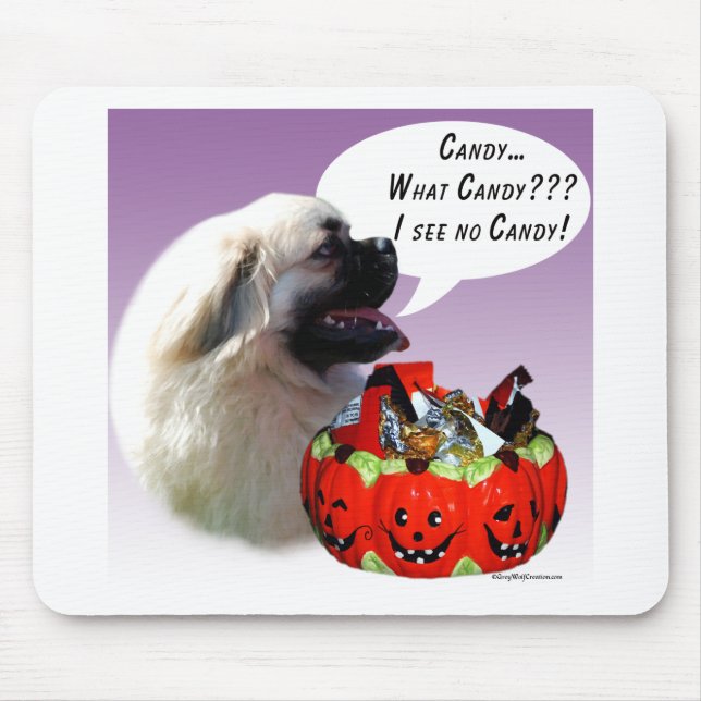 Tibetisch-Spanisch Halloween Candy Mousepad (Vorne)