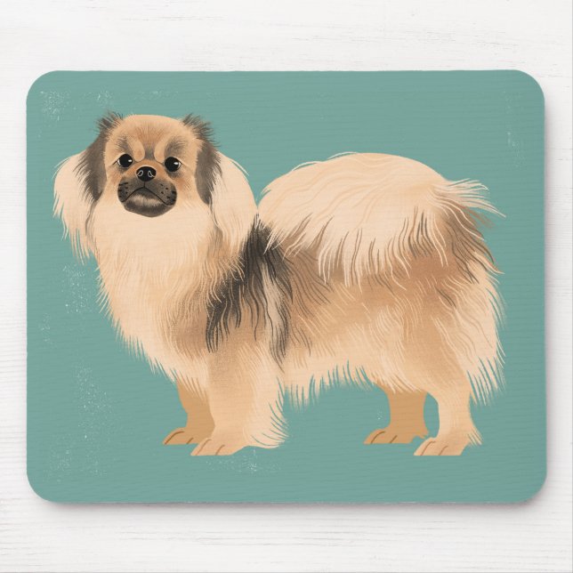 Tibetisch-Spanisch-Maus-Pad Mousepad (Vorne)