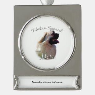 Tibetisch-Spanische Mama 2 Banner-Ornament Silber