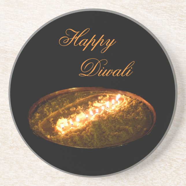 tibetische Butter Lamp Getränkeuntersetzer (Vorne)