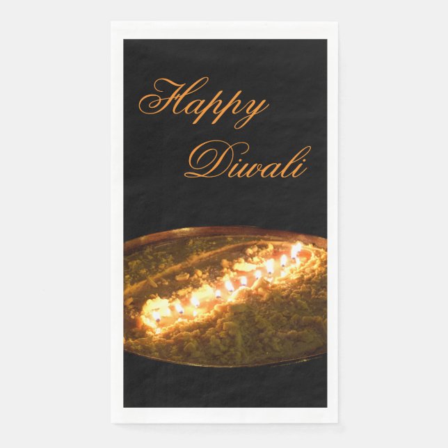 tibetische Butter Lamp Serviette (Vorderseite)