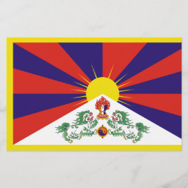 tibetische Flagge Briefpapier
