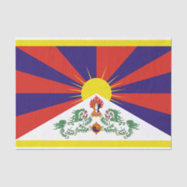tibetische Flagge Seidenpapier