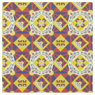 Tibetische Flagge & Trendy Tibet Fabric Mode YEL Stoff