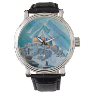 tibetische Landschaft im Himalaya-Gebirge Armbanduhr