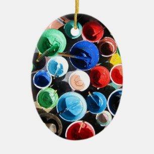 tibetische Malgeräte Keramik Ornament