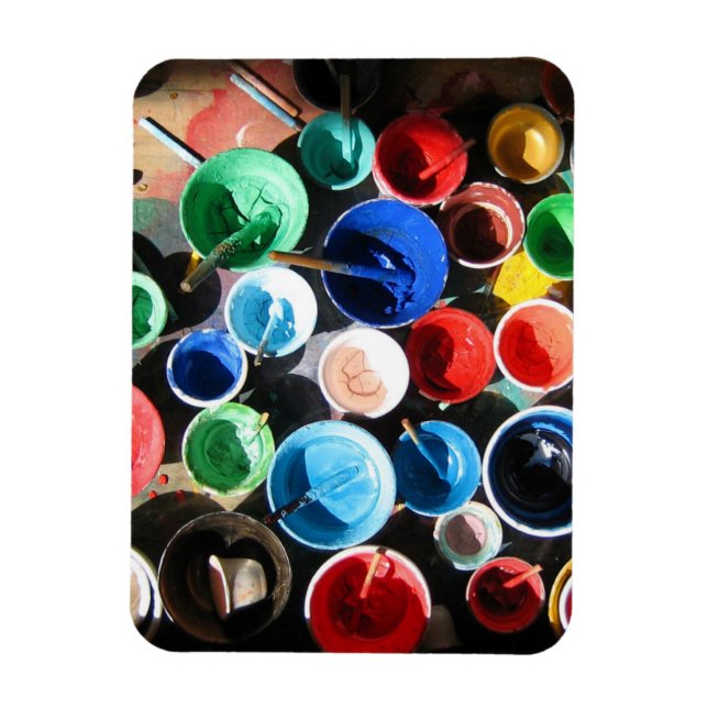 tibetische Malgeräte Magnet (Vertikal)