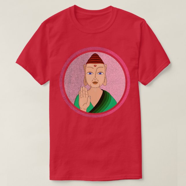 tibetischer Buddha T-Shirt (Design vorne)