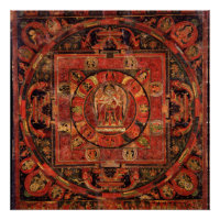 Tibetischer Buddhismus Mandala von Amogapasha