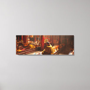 Tibetischer Mönch Leinwanddruck