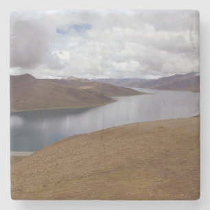 Tibetischer See Steinuntersetzer