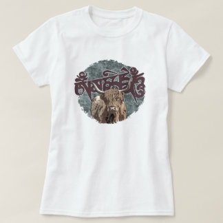 Tibetischer Yak mit Mani Mantra(OM MANI PADME HUM) T-Shirt