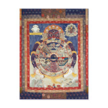 Tibetisches Rad des Lebenszyklus von Samsara