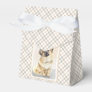 Tibetisches spanisches Gemälde - Niedliche Hundeku Geschenkschachtel