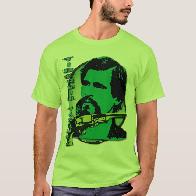 Tiburcio Vásquez legendärer Geächteter T-Shirt (Vorderseite)