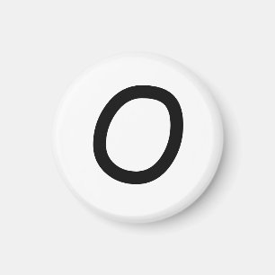 Tic aimant "O "" de réfrigérateur de l'orteil Tac