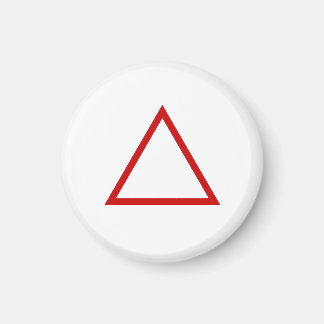 Tic Tac Toe 1-1/4" Kühlschrankmagnet "Triangle"