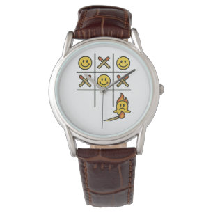 Tic Tac Toe Armbanduhr