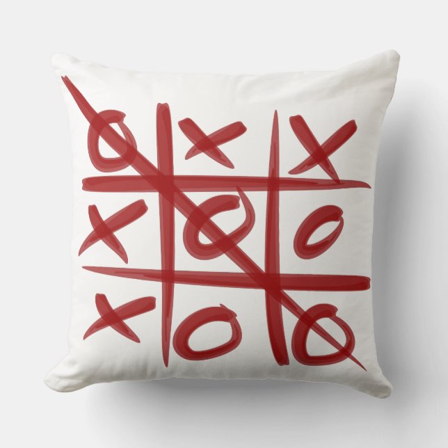 Tic Tac Toe Coussin (Recto)