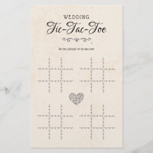 Tic-Tac-Toe Decorative Table Game Rustikal