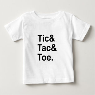 Tic Tac Toe  Fun Paper & Pencil Game Baby T-shirt