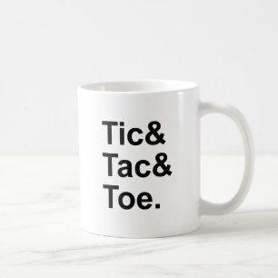 Tic Tac Toe  Fun Paper & Pencil Game Kaffeetasse