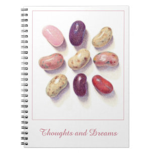TIC TAC TOE JELLY BEANS 6,5x8,75 Carnet spiral