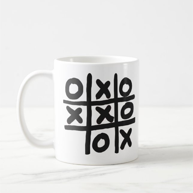 Tic Tac Toe Kaffeetasse (Links)