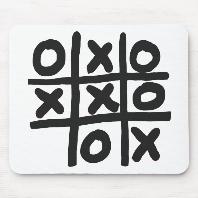 Tic Tac Toe Mousepad (Vorne)