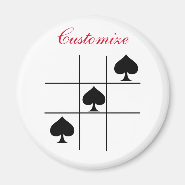 Tic Tac Toe Thunder_Cove Magnet (Vorne)