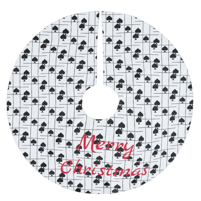 Tic Tac Toe Thunder_Cove Polyester Weihnachtsbaumdecke (Vorderseite)