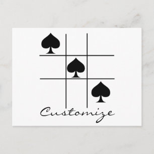 Tic Tac Toe Thunder_Cove Postkarte