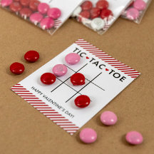 Tic Tac Toe Valentine Card, Kinderschule