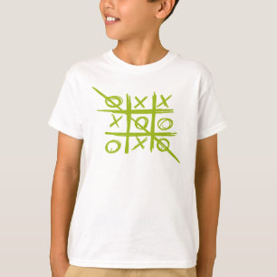 Tic-TAC-Zehe Tris wertlos- und Kreuzspiel T-Shirt