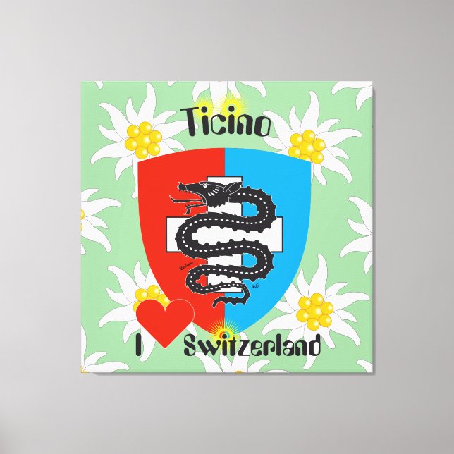 Ticino Schweiz Suisse Svizzera Svizra Leinwand (Vorderseite)