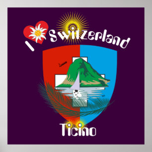 Ticino Schweiz Suisse Svizzera Svizra Poster