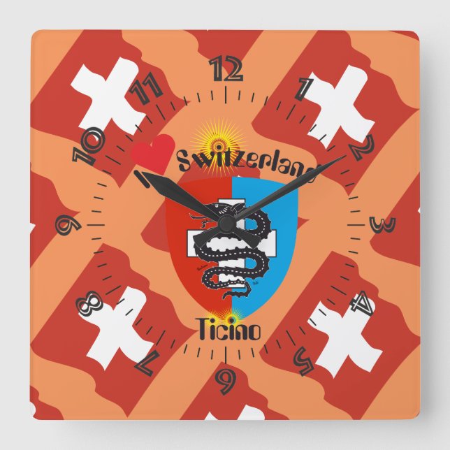 Ticino Schweiz Suisse Svizzera Svizra Uhr (Vorderseite)