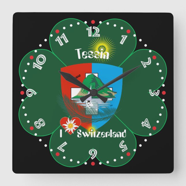 Ticino Suisse Svizzera Svizra horloge de Suisse (Recto)