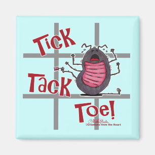 Tick Tack Toe! Magnet
