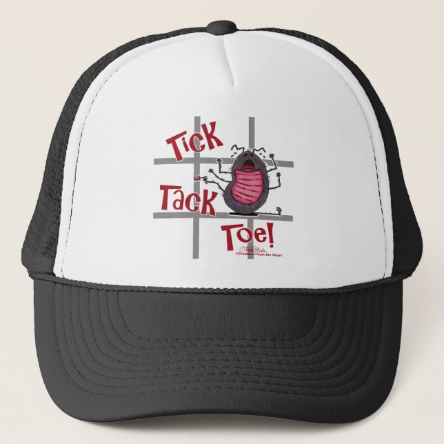 Tick Tack Toe! Truckerkappe (Vorderseite)