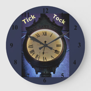 Tick tock große wanduhr