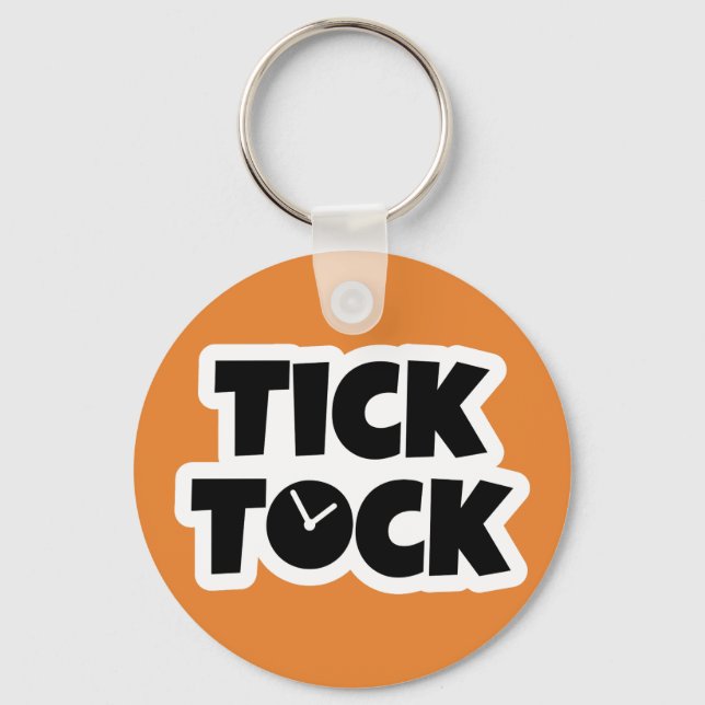 Tick Tock Schlüsselanhänger (Vorderseite)
