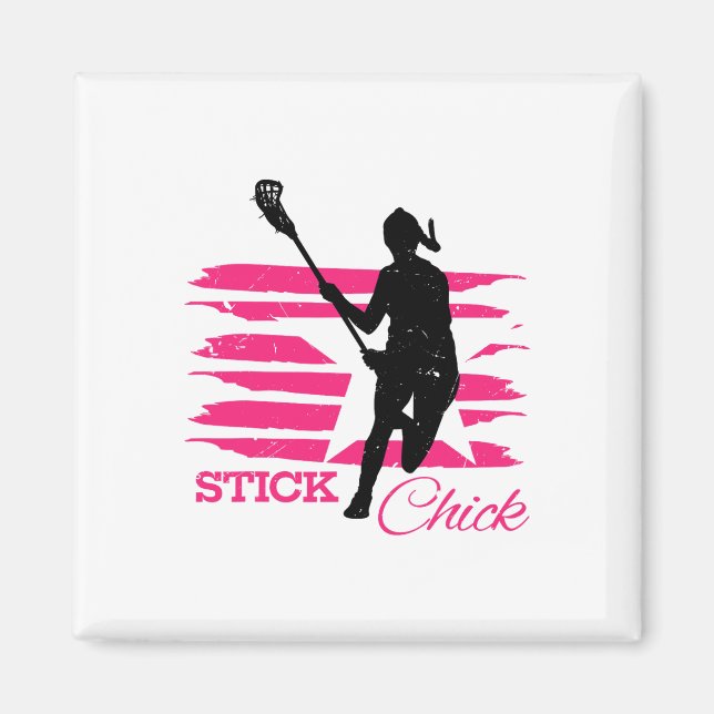 Tick Womens Lacrosse Magnet (Vorne)