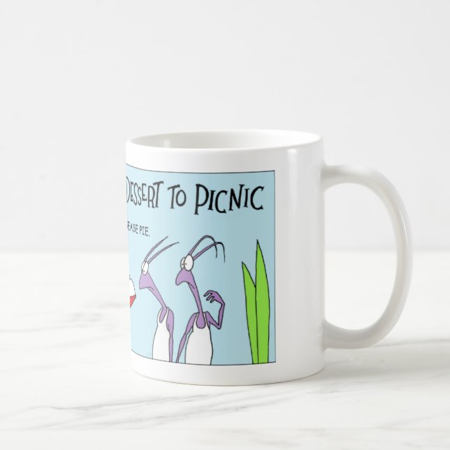 Ticken holt Nachtisch Kaffeetasse (Rechts)