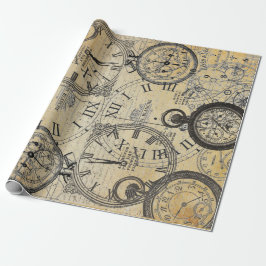 Ticken Tock 60lb Decoupage Plakat Geschenkpapier