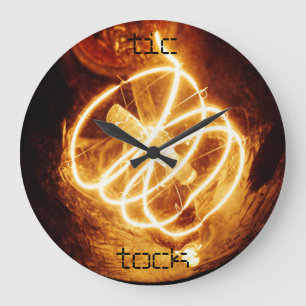 Ticken tock große wanduhr