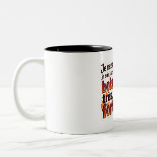 Ticker Café Humor – "Ich bin nicht süchtig, nur Zweifarbige Tasse