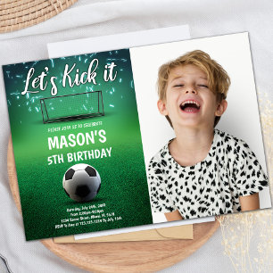 Ticker It Soccer Invitations Anniversaire
