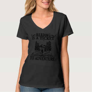 Ticket Adventure Library Lehrer Student B T-Shirt