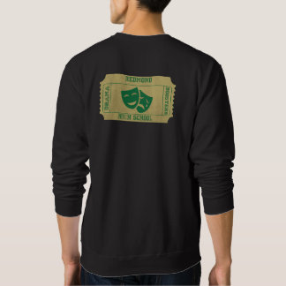 Ticket-Design (Rücken) - Booster Crewneck Sweatshirt